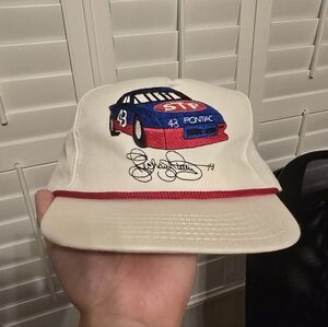 Vintage 90s Richard Petty Nascar Adjustable Snapback Rope Hat